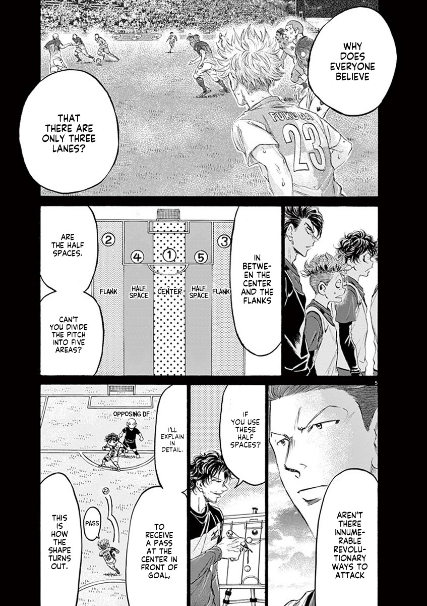 Ao Ashi Chapter 185 page 6 - Chapter 185: Five Lane Attack