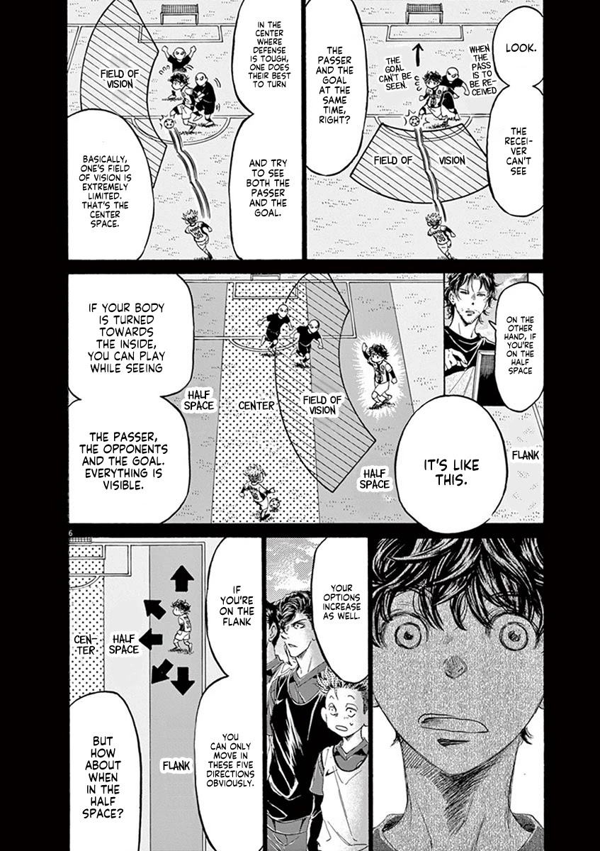 Ao Ashi Chapter 185 page 7 - Chapter 185: Five Lane Attack