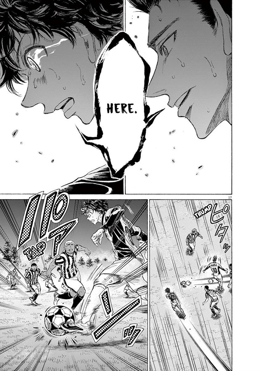 Ao Ashi Chapter 192 page 17 - Chapter 192: A Through Ball Here