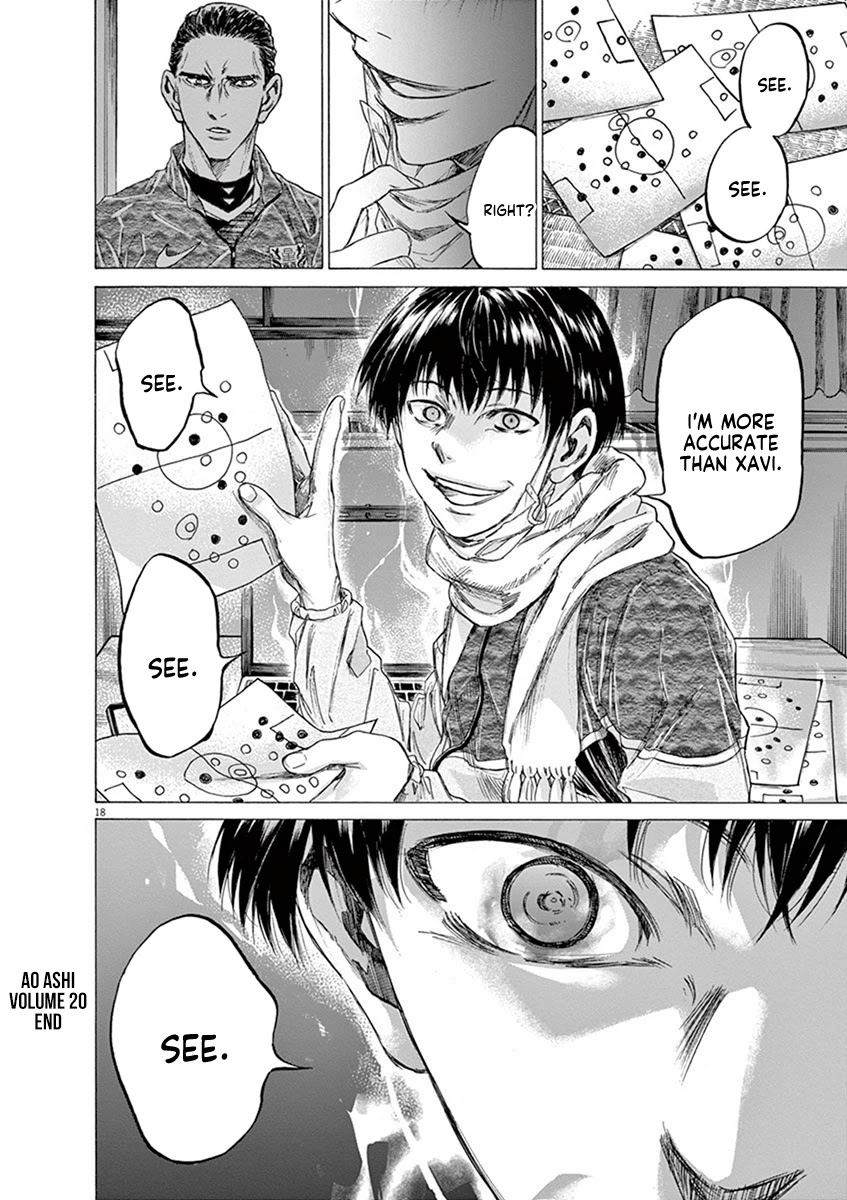 Ao Ashi Chapter 210 page 18 - Chapter 210: Becoming the Symbol of Under-18 Football