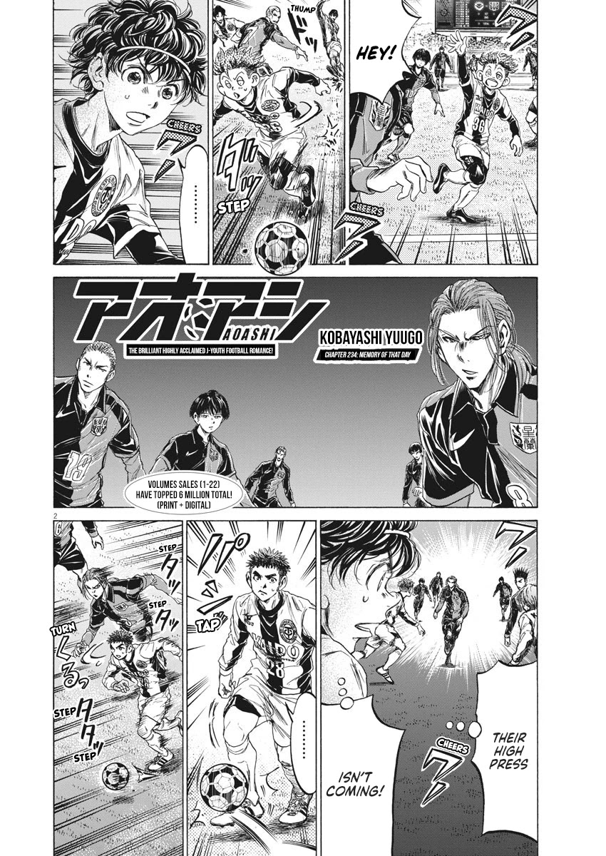 Ao Ashi Chapter 234 page 2 - Chapter 234: Memory of That Day