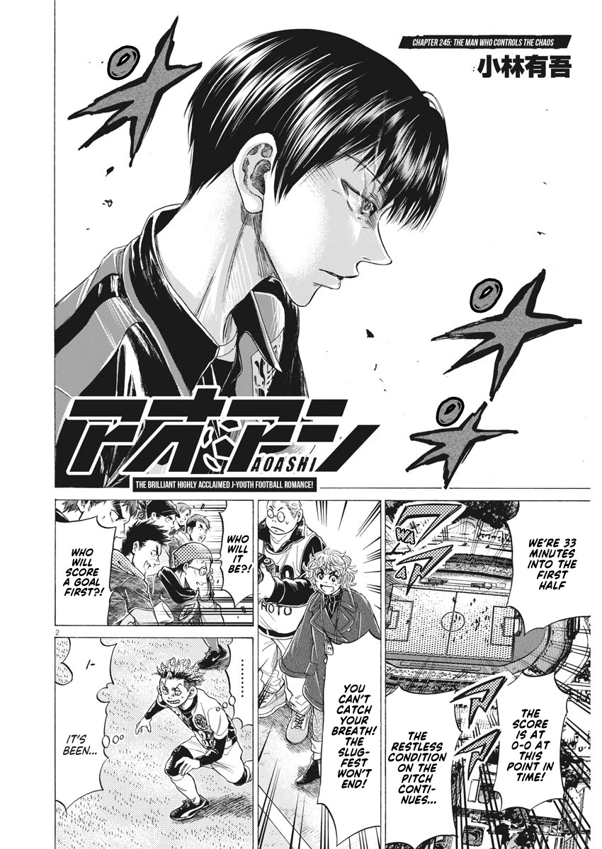 Ao Ashi Chapter 245 page 3 - Chapter 245: The Man Who Controls the Chaos
