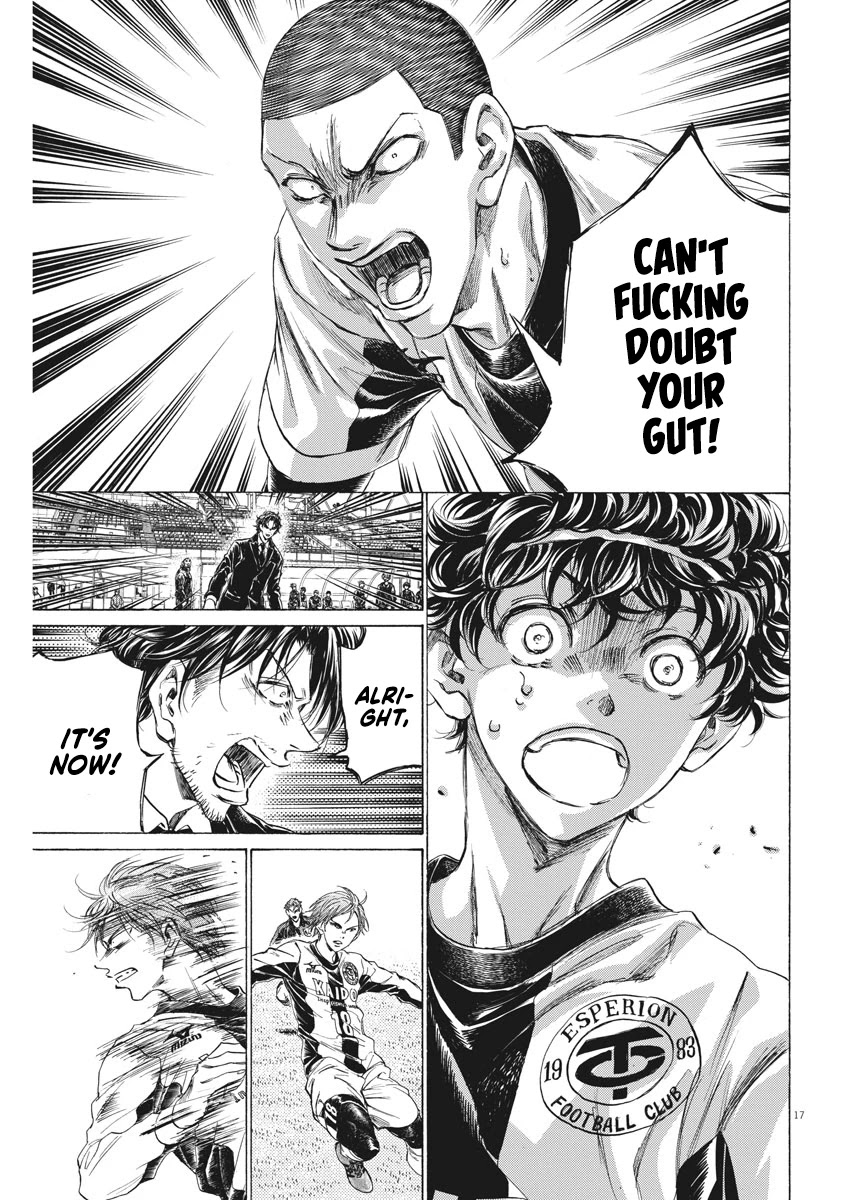 Ao Ashi Chapter 248 page 18 - Chapter 248: Attack and Defense in Stoppage Time