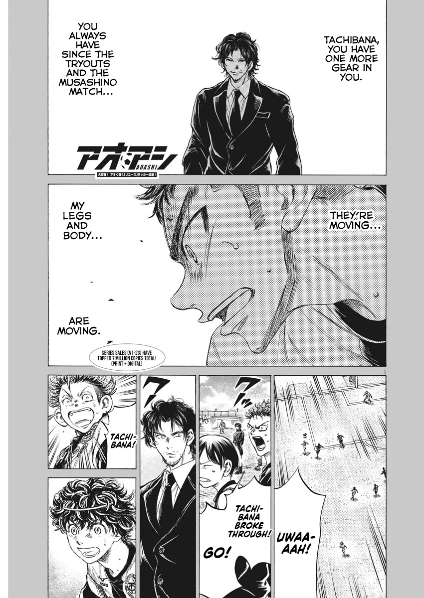 Ao Ashi Chapter 250 page 2 - Chapter 250