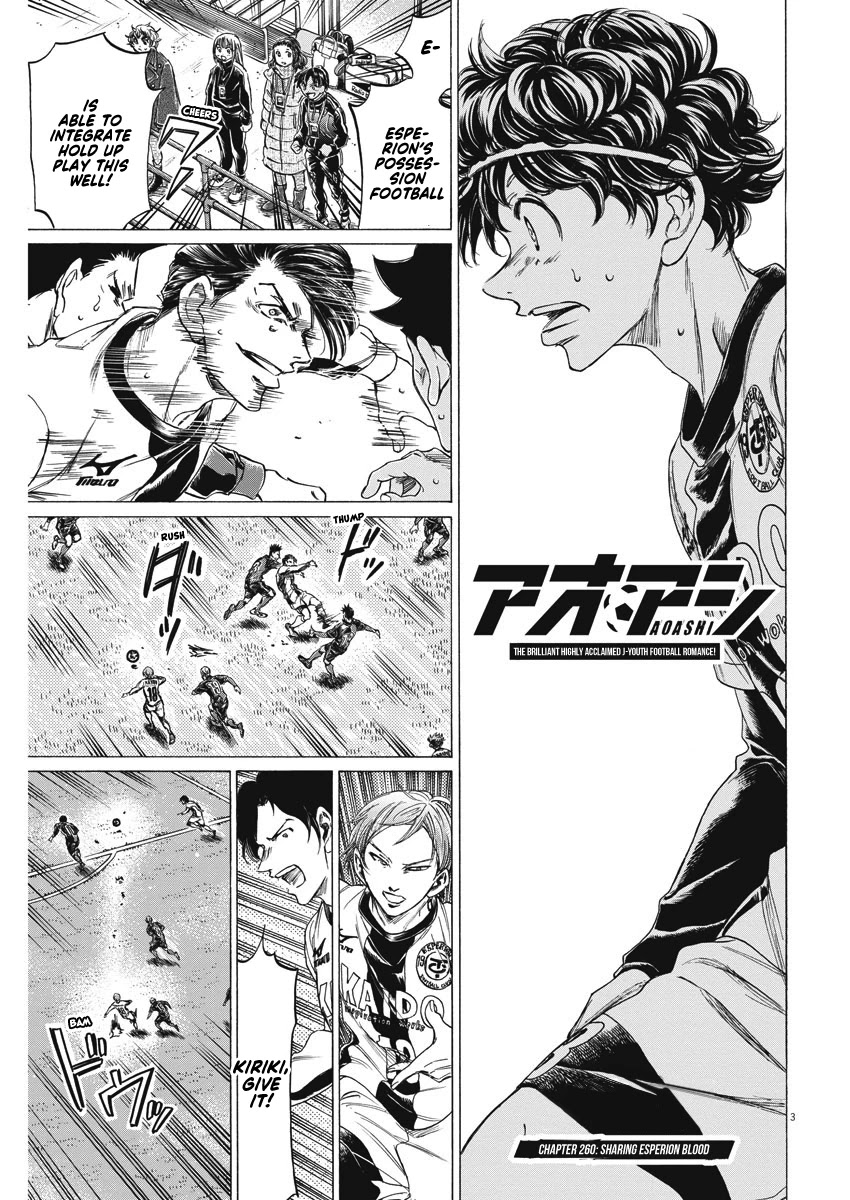 Ao Ashi Chapter 260 page 4 - Chapter 260