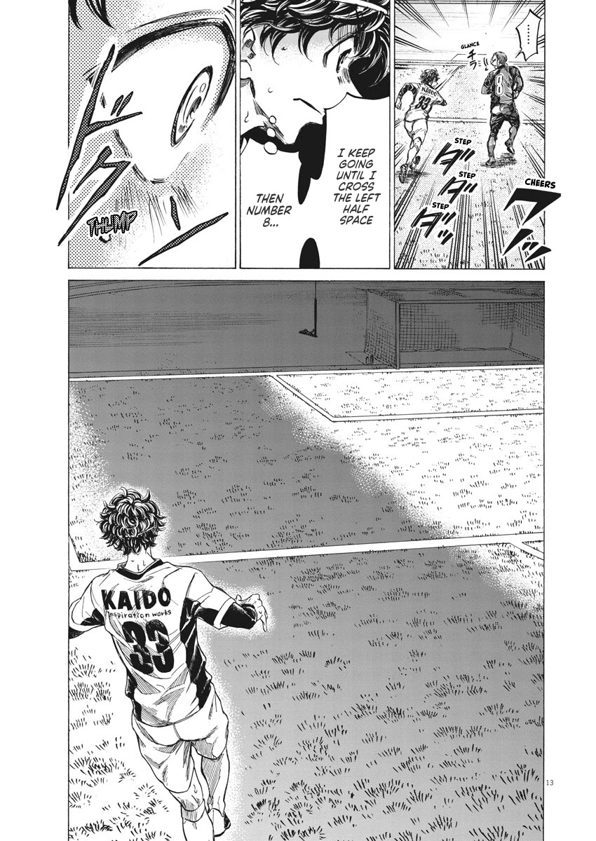 Ao Ashi Chapter 263 page 14 - Chapter 263: All-Out Ashito