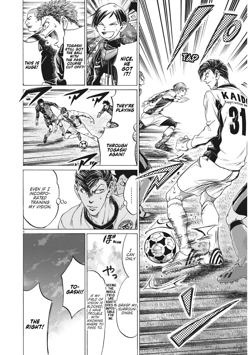 Ao Ashi Chapter 263 page 9 - Chapter 263: All-Out Ashito
