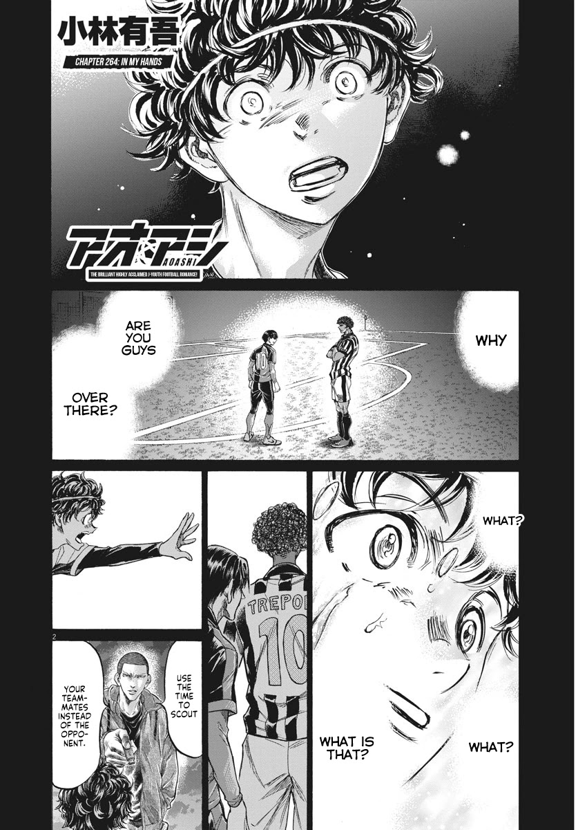 Ao Ashi Chapter 264 page 3 - Chapter 264: In My Hands