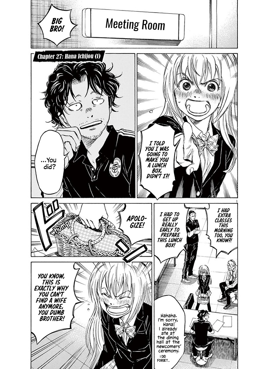 Ao Ashi Chapter 27 page 1 - Chapter 27: Hana Ichijou (1)