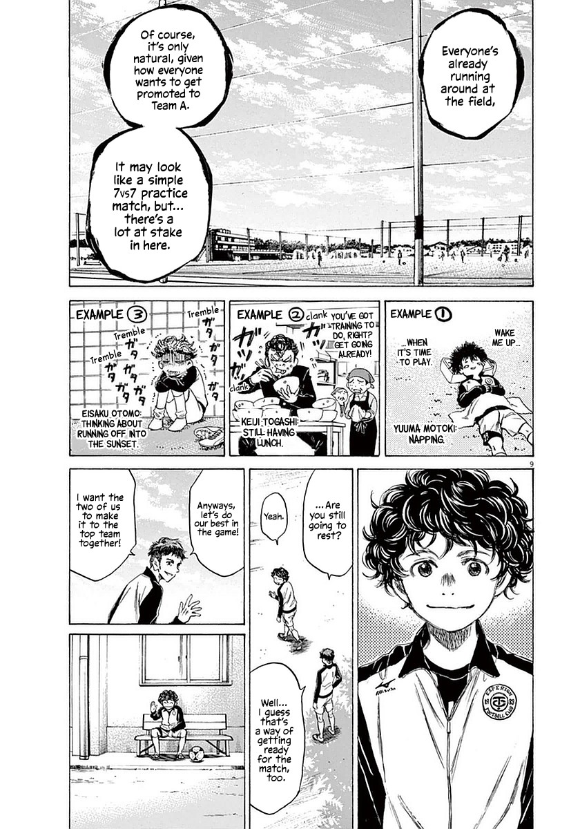 Ao Ashi Chapter 27 page 9 - Chapter 27: Hana Ichijou (1)