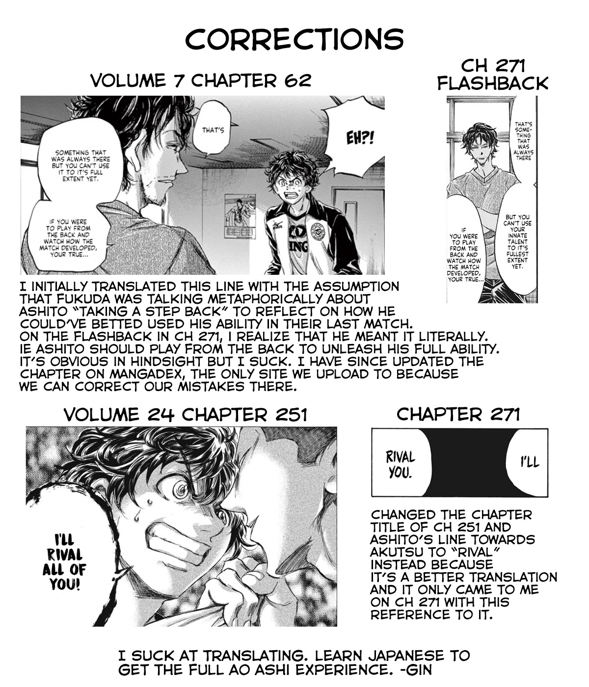 Ao Ashi Chapter 271 page 24 - Chapter 271: The Hellion / Electric Eye