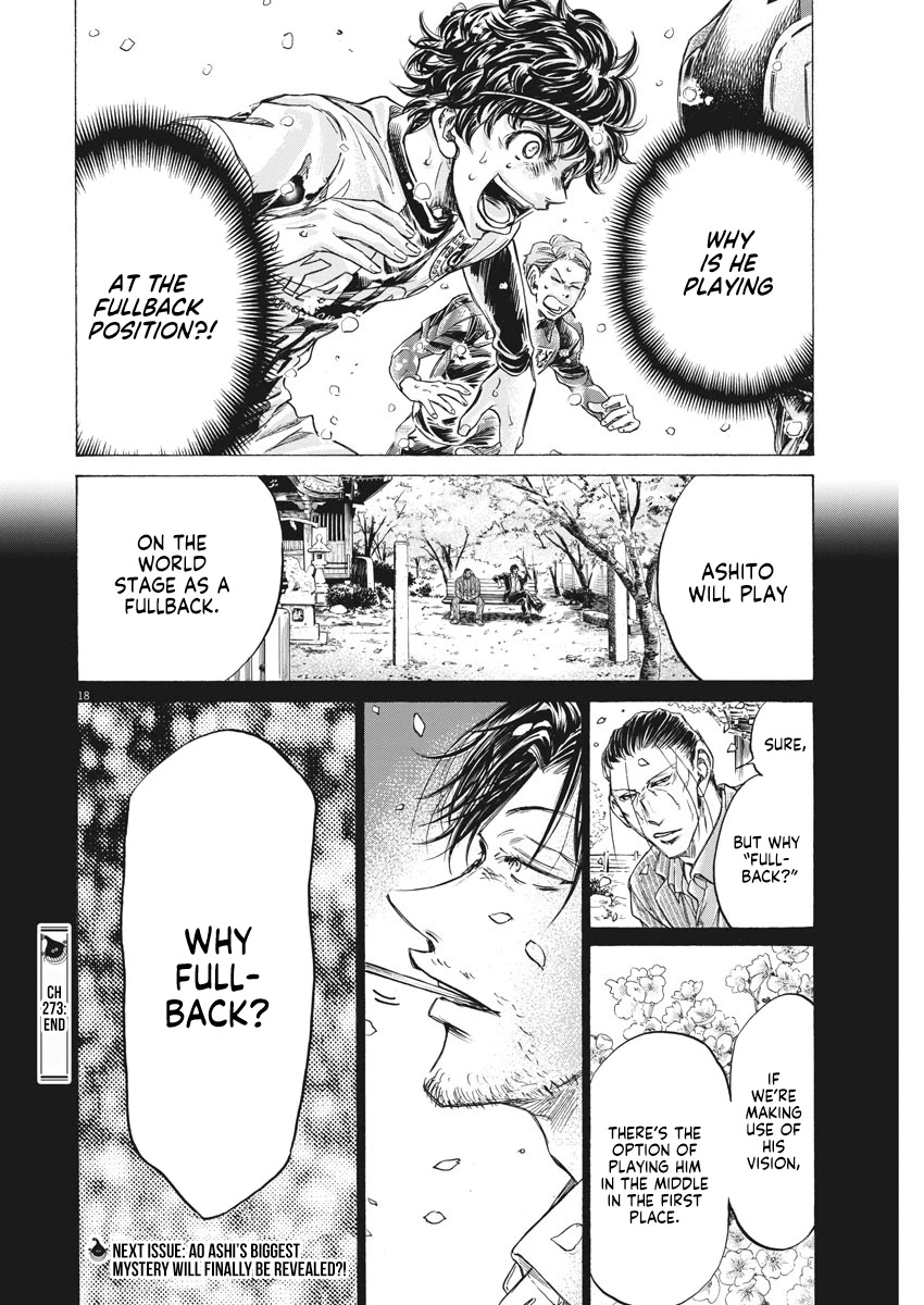 Ao Ashi Chapter 273 page 19 - Chapter 273: This First Year