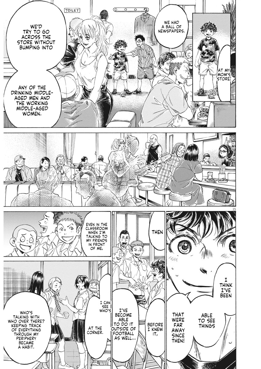 Ao Ashi Chapter 275 page 15 - Chapter 275: Crow Talk