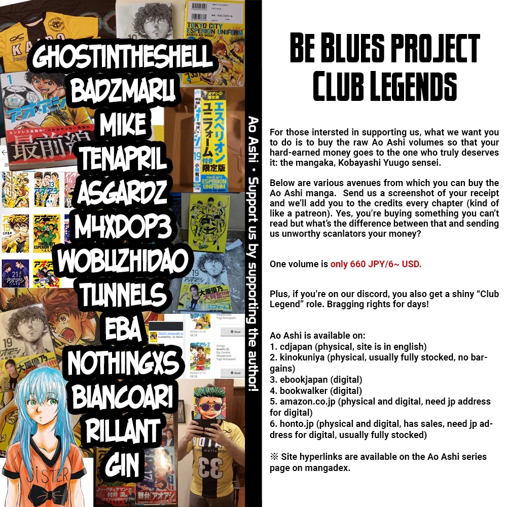 Ao Ashi Chapter 277 page 1 - Chapter 277: The Man Known as Akutsu Nagisa Second Half