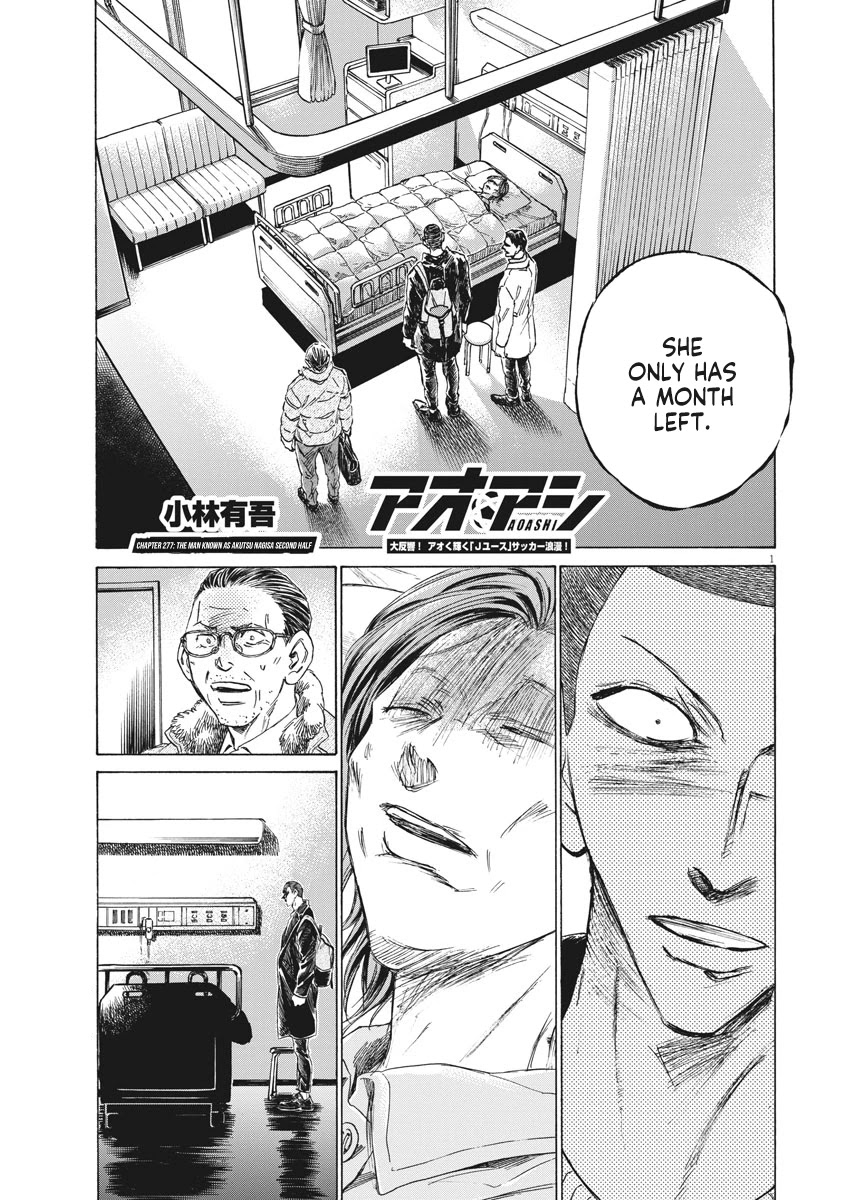 Ao Ashi Chapter 277 page 2 - Chapter 277: The Man Known as Akutsu Nagisa Second Half