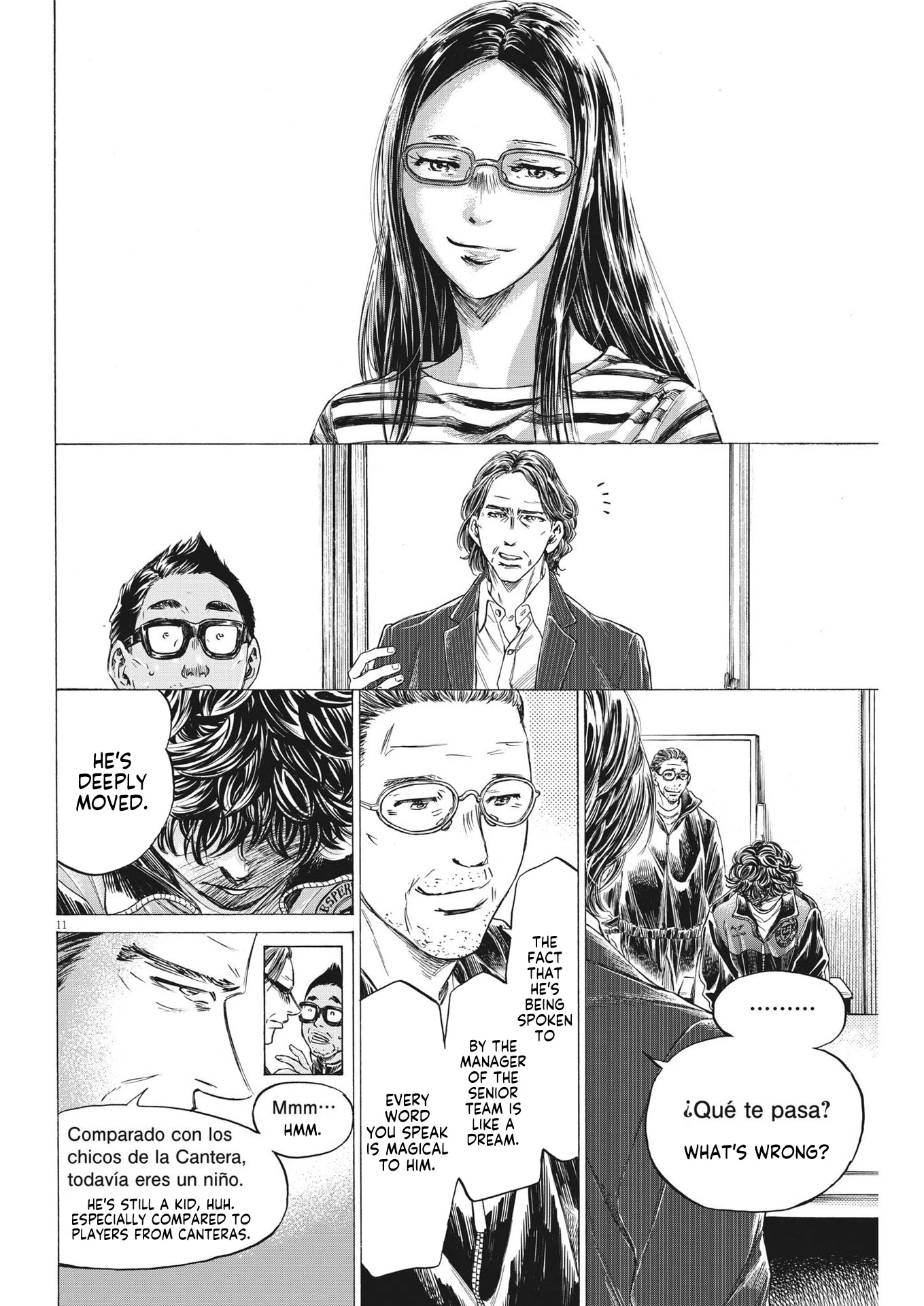 Ao Ashi Chapter 282 page 13 - Chapter 282: The Stairway to Dreams