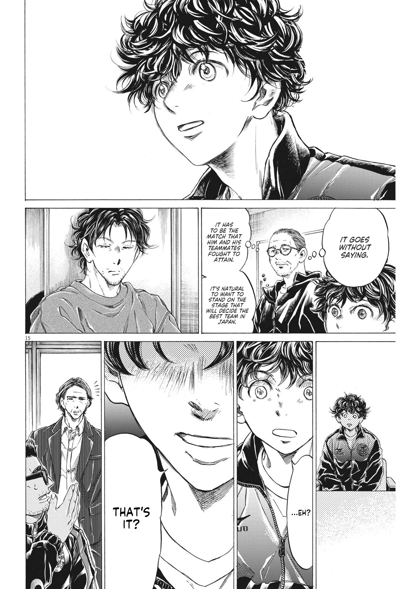 Ao Ashi Chapter 282 page 17 - Chapter 282: The Stairway to Dreams