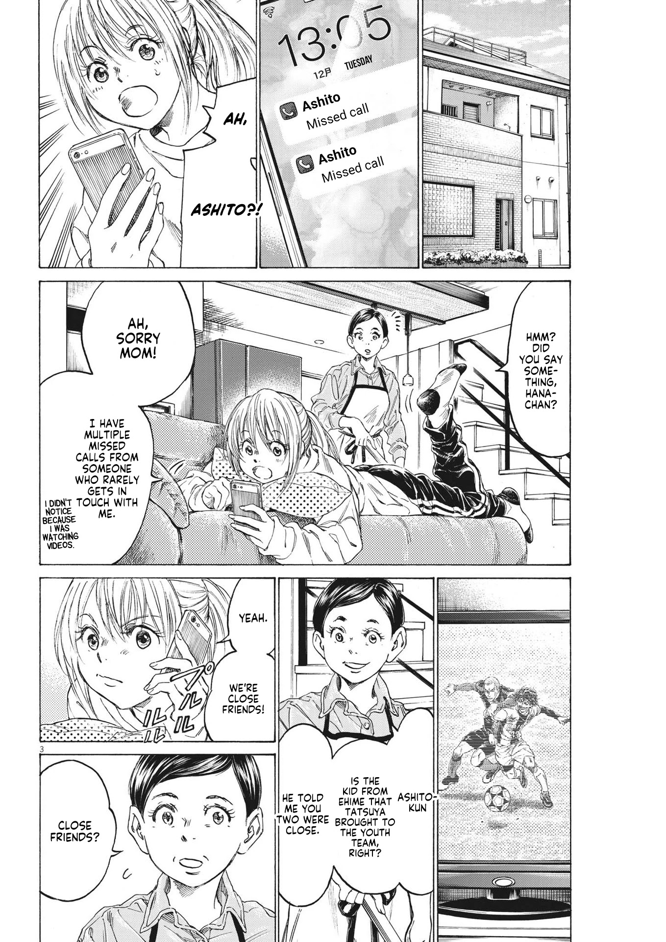Ao Ashi Chapter 282 page 5 - Chapter 282: The Stairway to Dreams