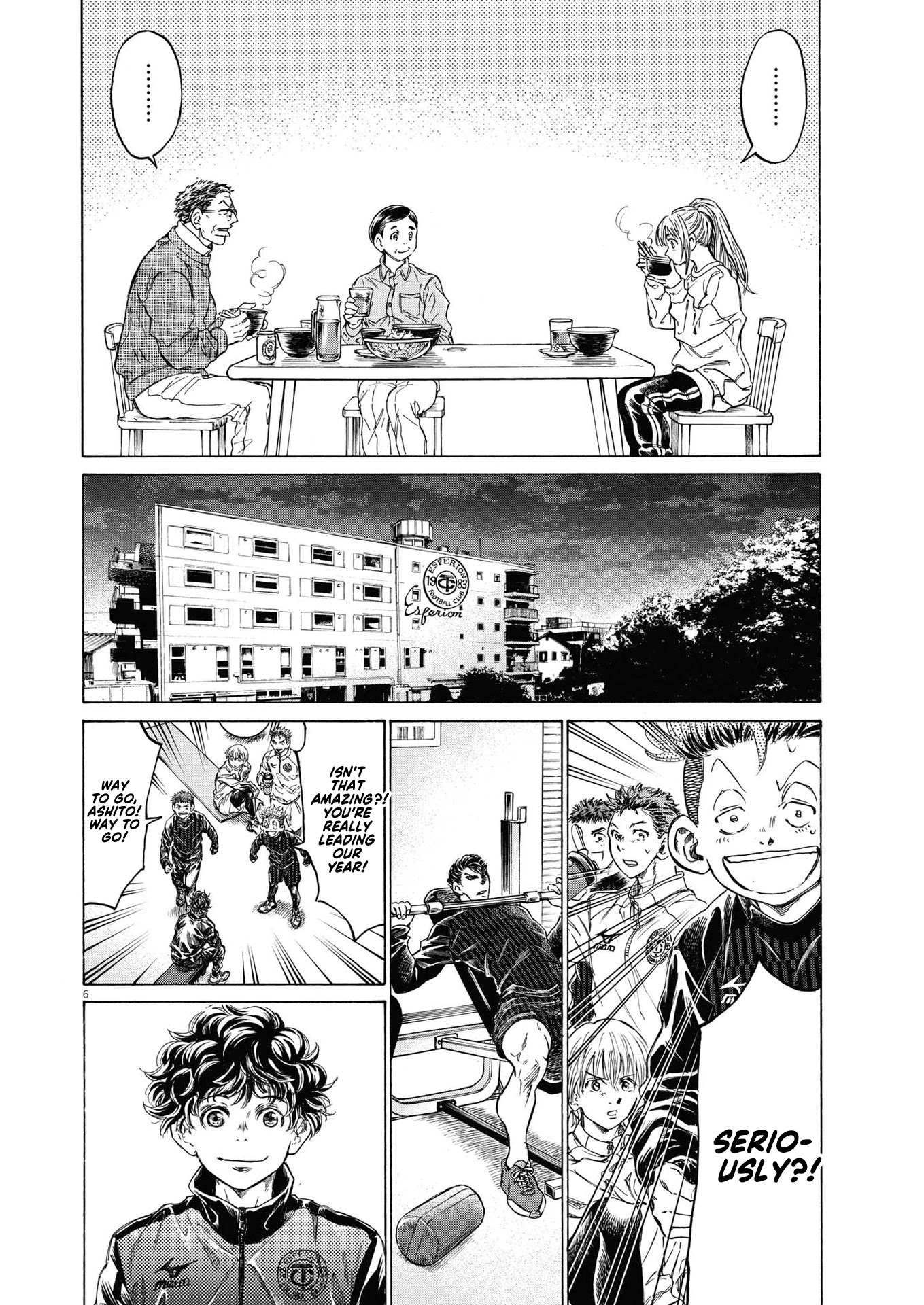 Ao Ashi Chapter 283 page 7 - Chapter 283: Across the Fence