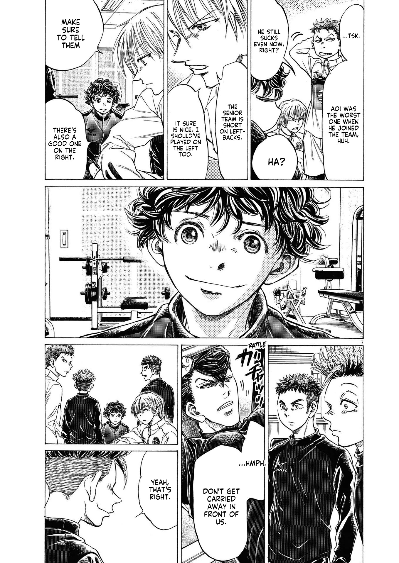 Ao Ashi Chapter 283 page 8 - Chapter 283: Across the Fence