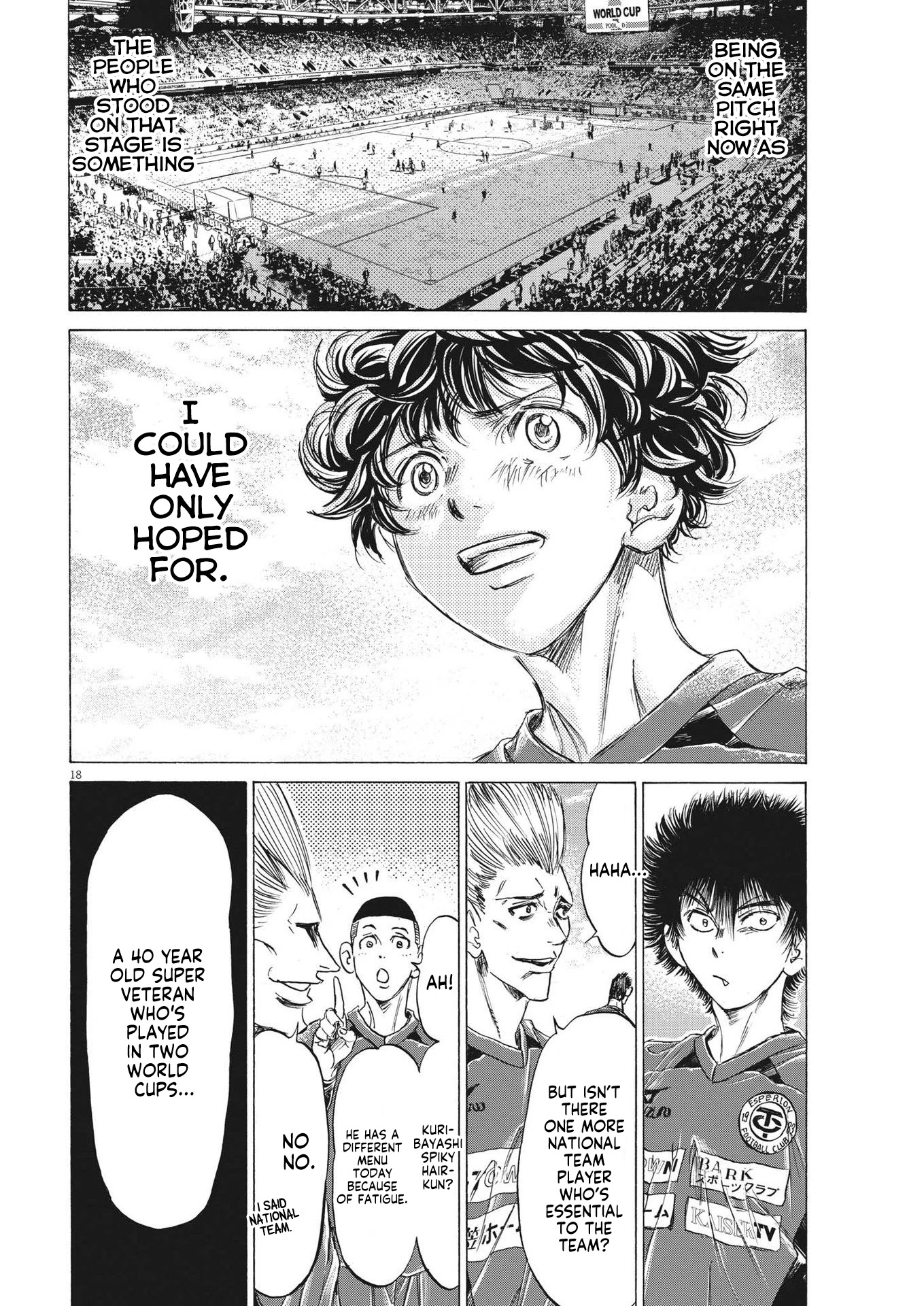 Ao Ashi Chapter 284 page 18 - Chapter 284: Reception