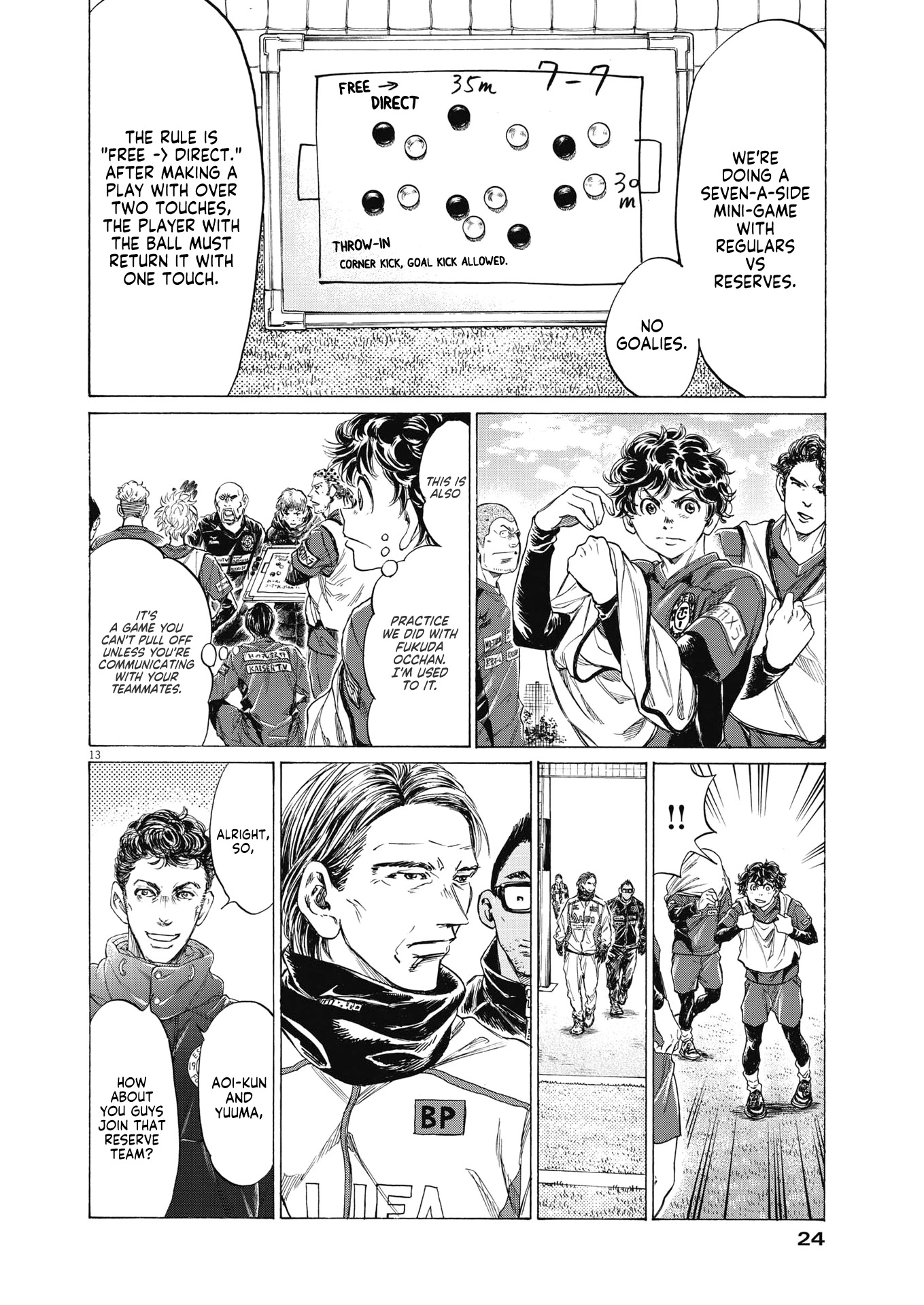 Ao Ashi Chapter 285 page 16 - Chapter 285: 40'①