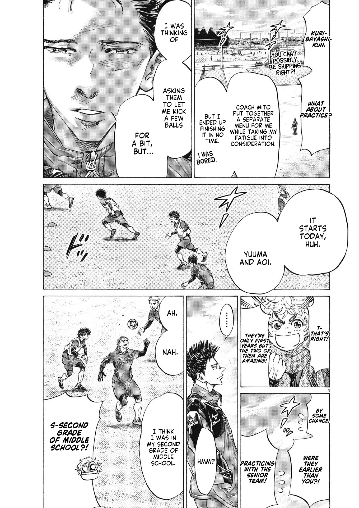 Ao Ashi Chapter 286 page 4 - Chapter 286: 40'②