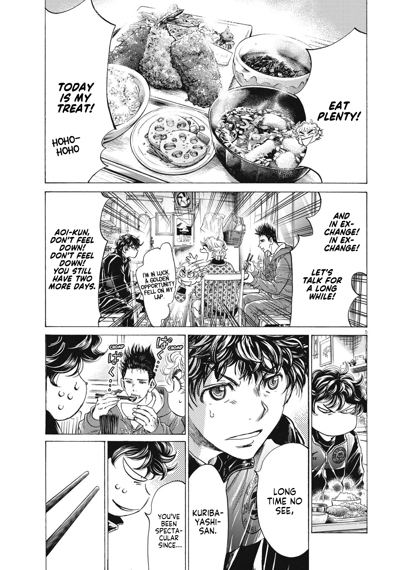 Ao Ashi Chapter 291 page 6 - Chapter 291: Hinomaru Eatery Again