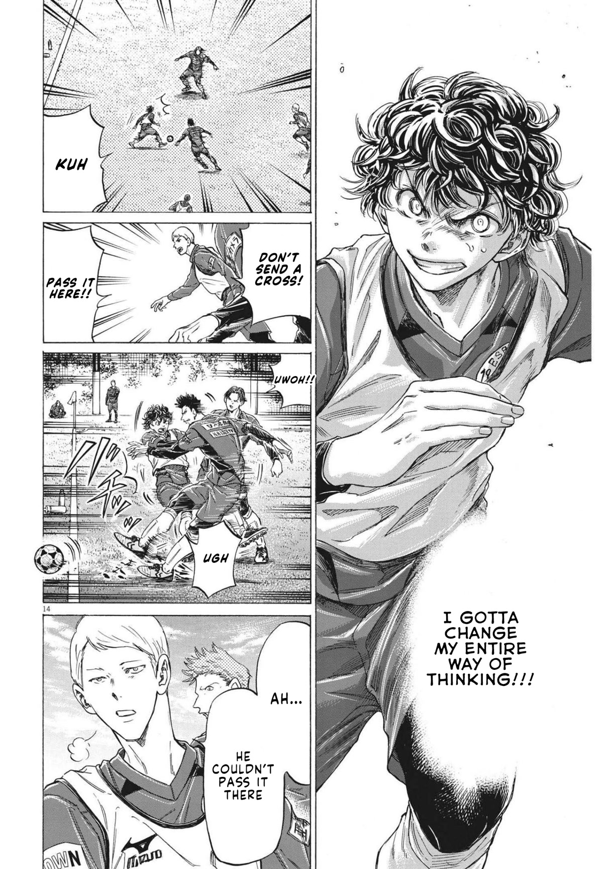 Ao Ashi Chapter 294 page 15 - Chapter 294: Ashito's Resolve