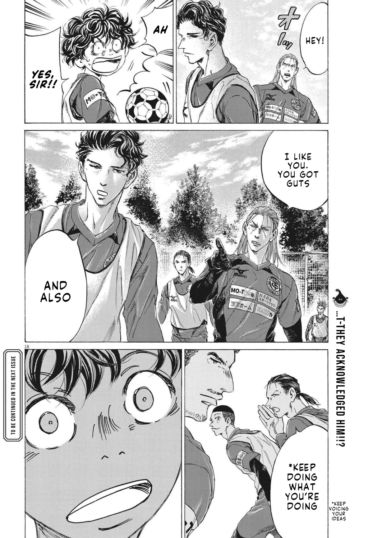 Ao Ashi Chapter 294 page 19 - Chapter 294: Ashito's Resolve