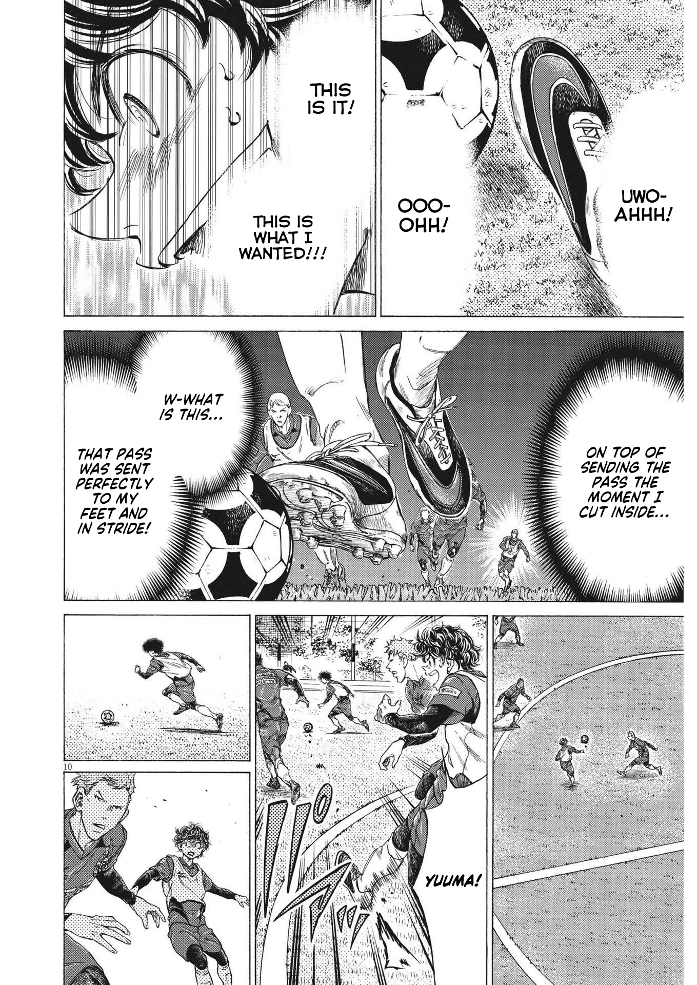 Ao Ashi Chapter 295 page 11 - Chapter 295: In the palm of Shiba's Hand