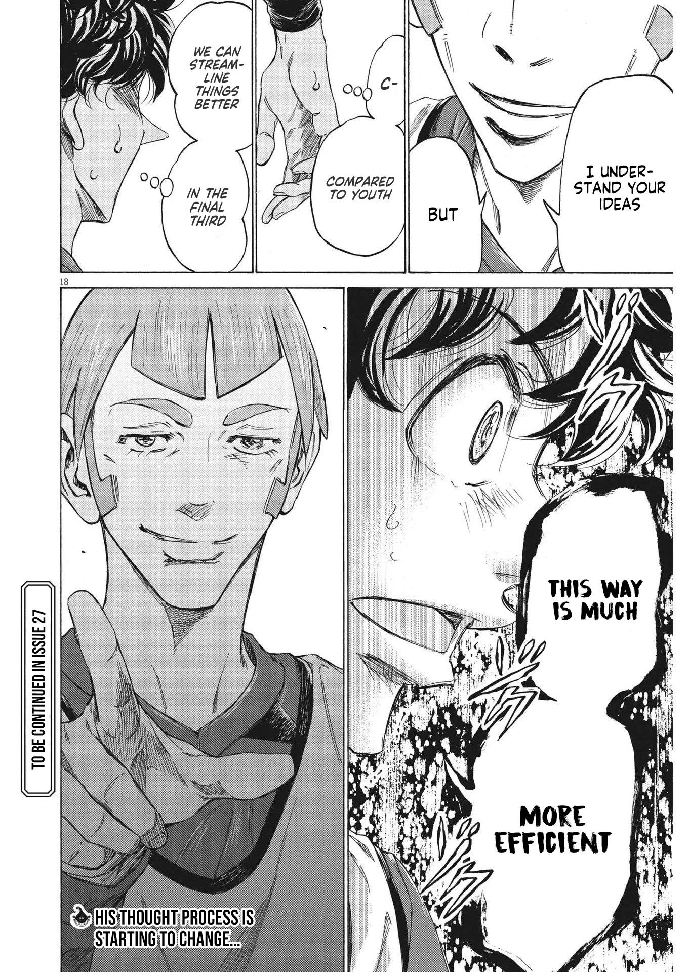 Ao Ashi Chapter 295 page 19 - Chapter 295: In the palm of Shiba's Hand