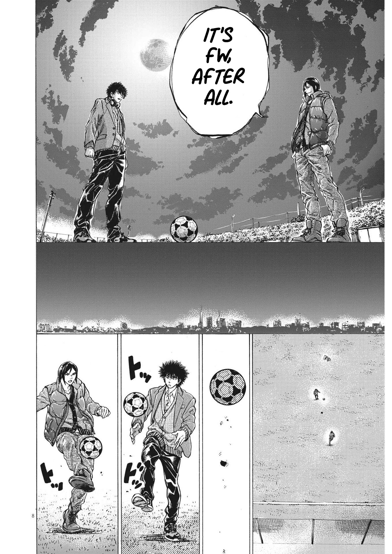 Ao Ashi Chapter 299 page 9 - Chapter 299: The Man Who Becomes a Wild Dog