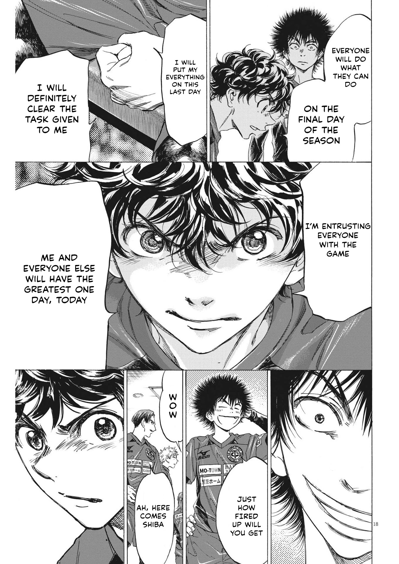 Ao Ashi Chapter 300 page 18 - Chapter 300: Season's Final Day