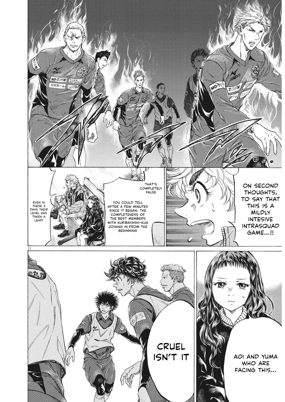 Ao Ashi Chapter 301 page 11 - Chapter 301: The One I Should be Watching