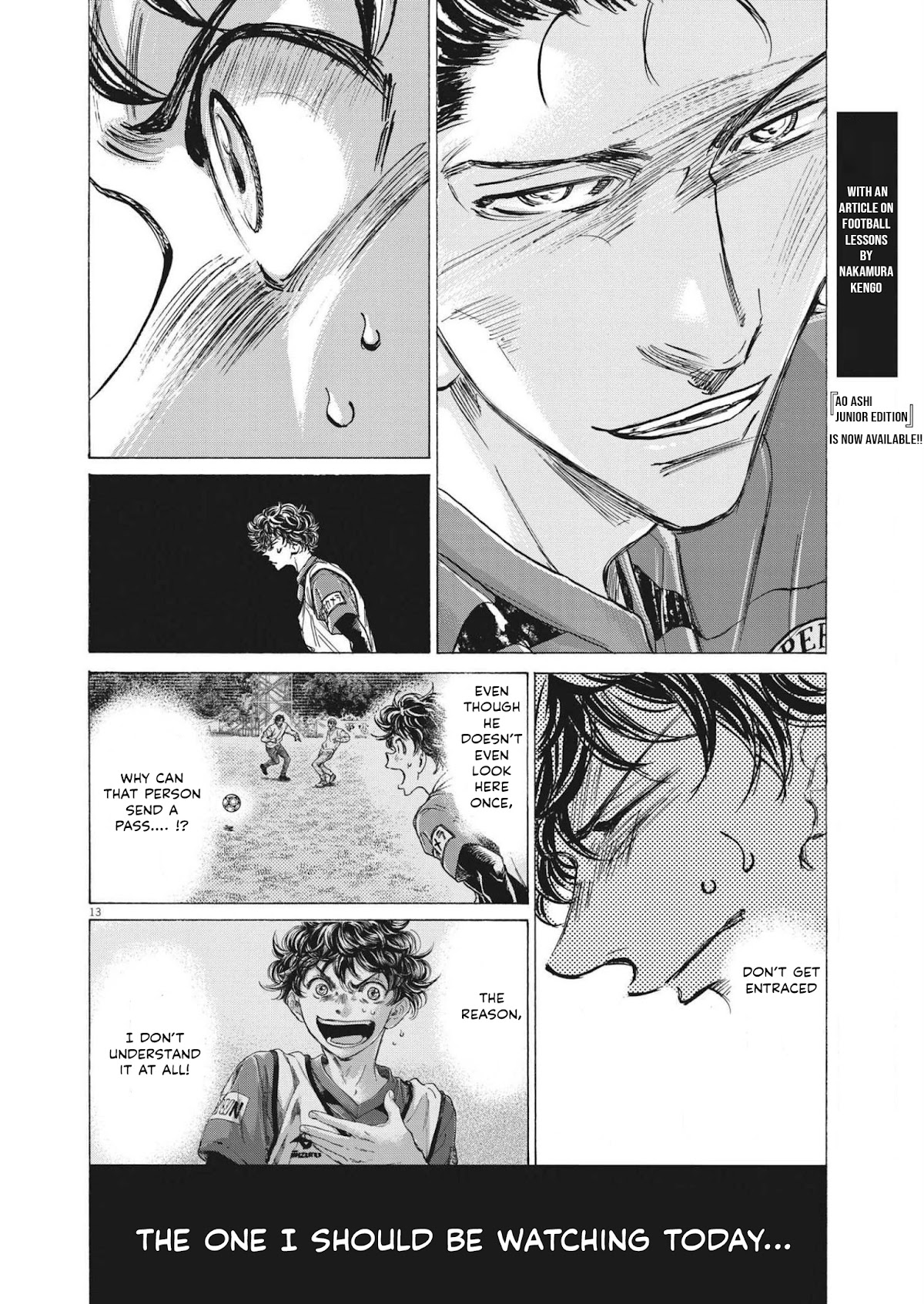 Ao Ashi Chapter 301 page 13 - Chapter 301: The One I Should be Watching