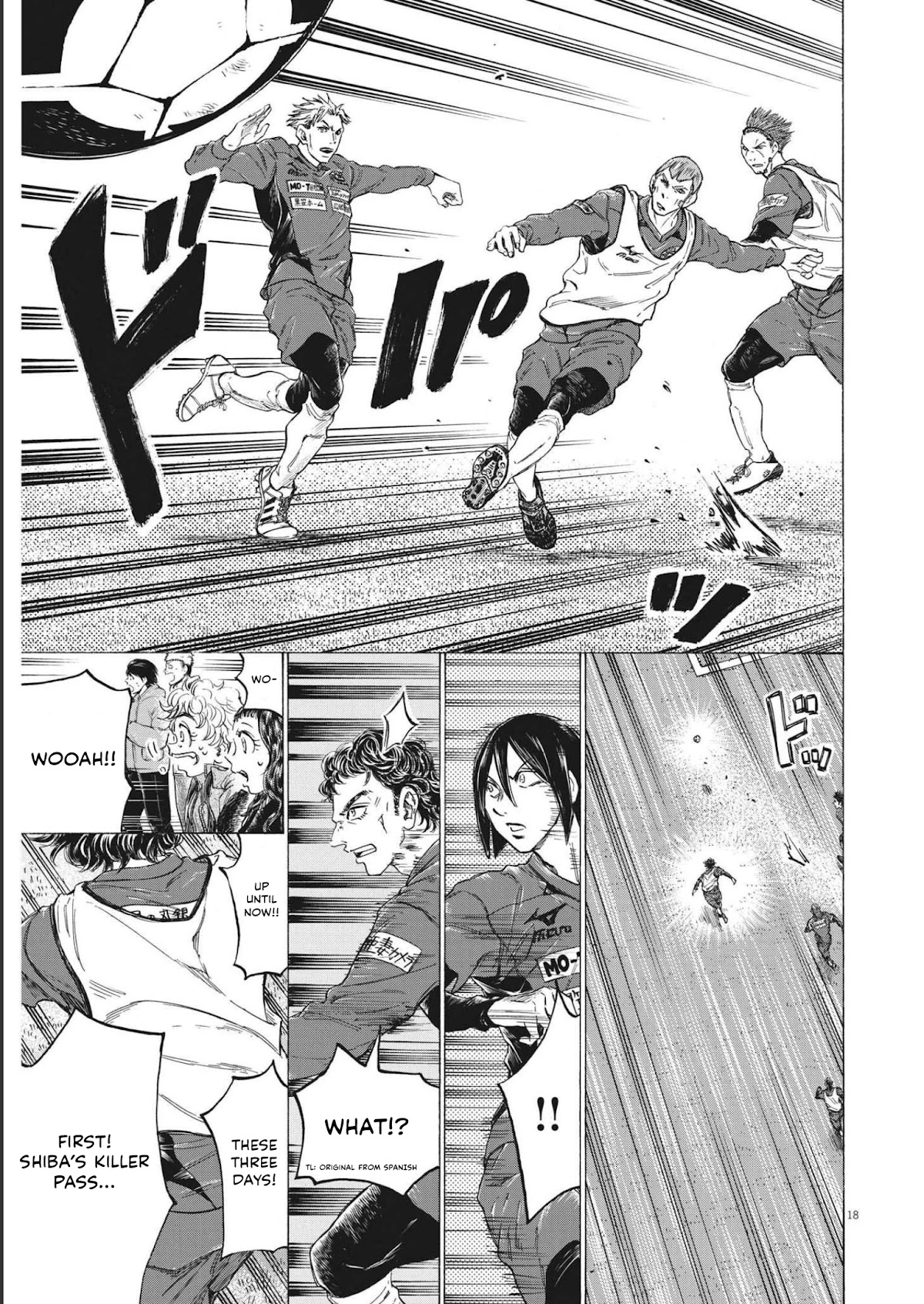 Ao Ashi Chapter 301 page 18 - Chapter 301: The One I Should be Watching