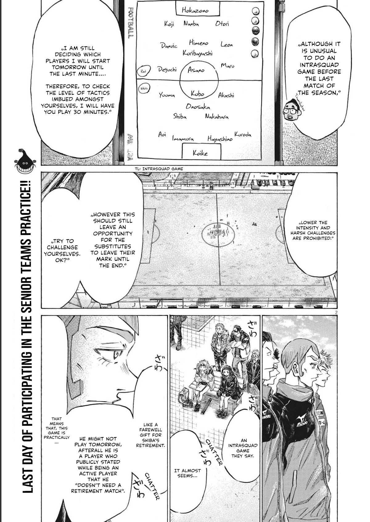 Ao Ashi Chapter 301 page 2 - Chapter 301: The One I Should be Watching