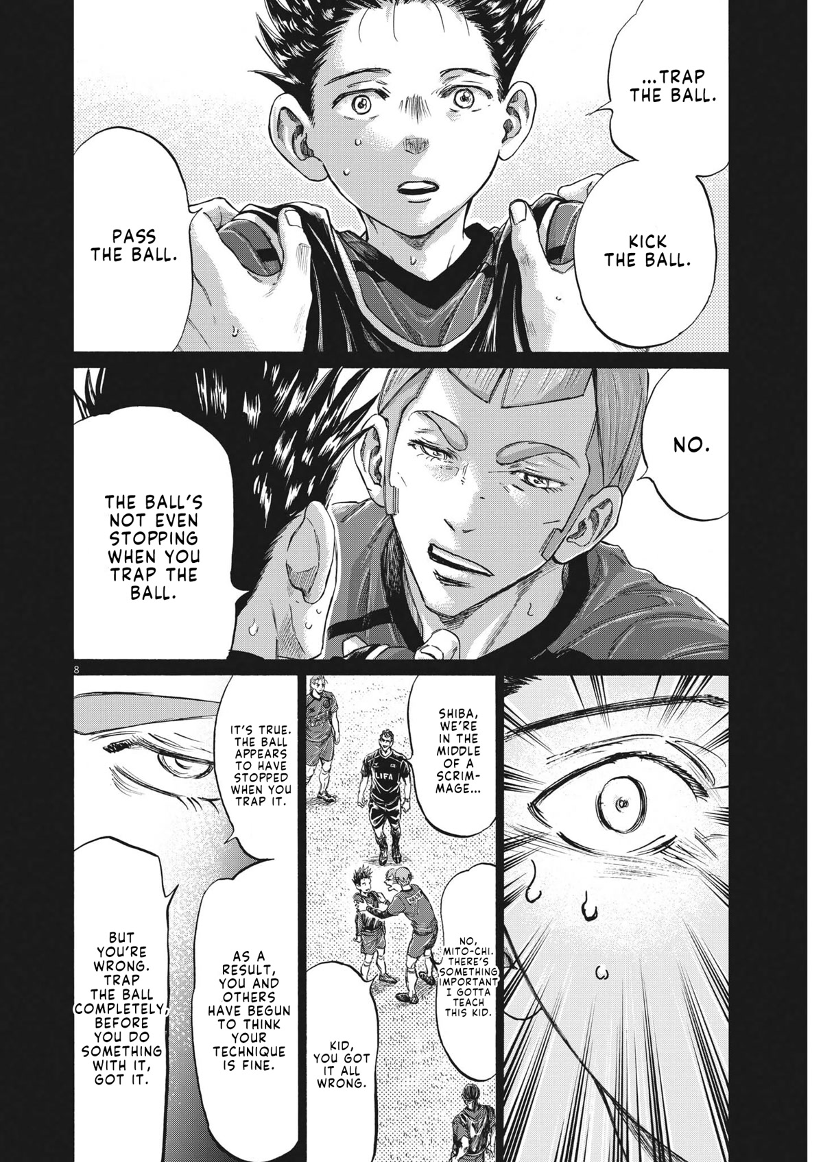 Ao Ashi Chapter 304 page 9 - Chapter 304: Passing the Torch