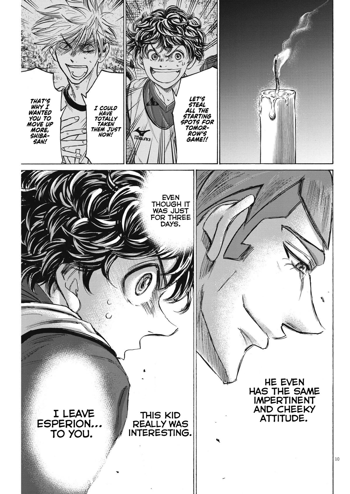 Ao Ashi Chapter 305 page 11 - Chapter 305: The Candle