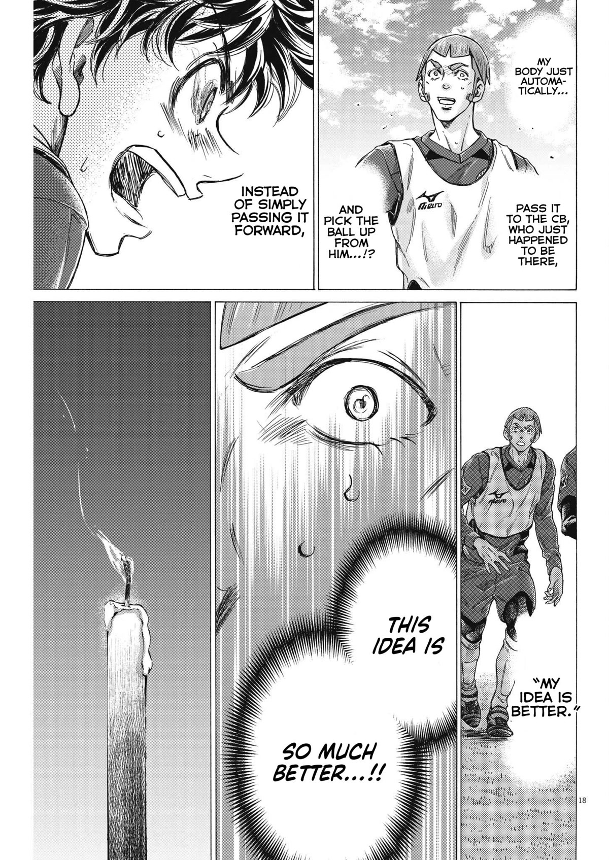 Ao Ashi Chapter 305 page 19 - Chapter 305: The Candle