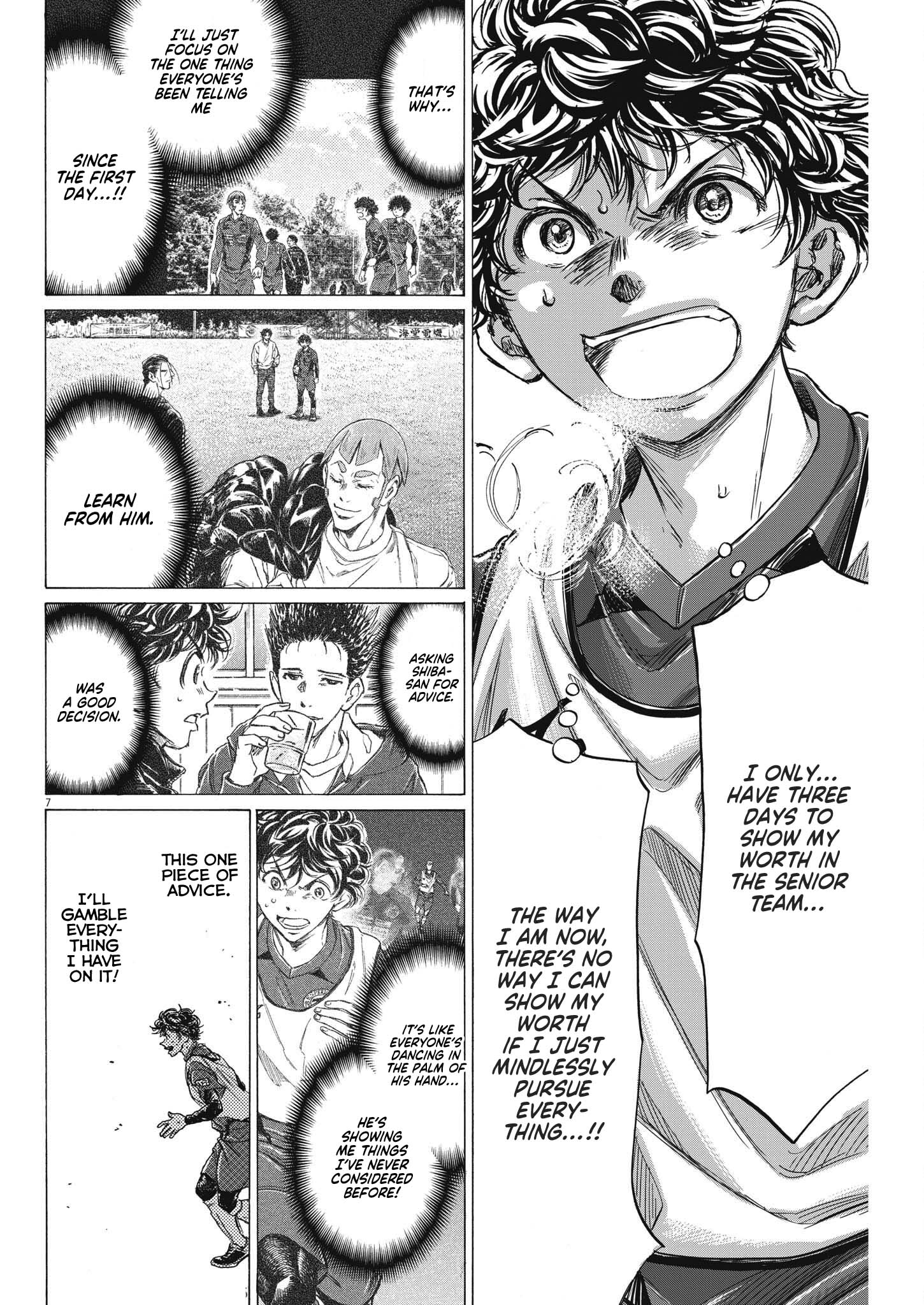 Ao Ashi Chapter 305 page 8 - Chapter 305: The Candle