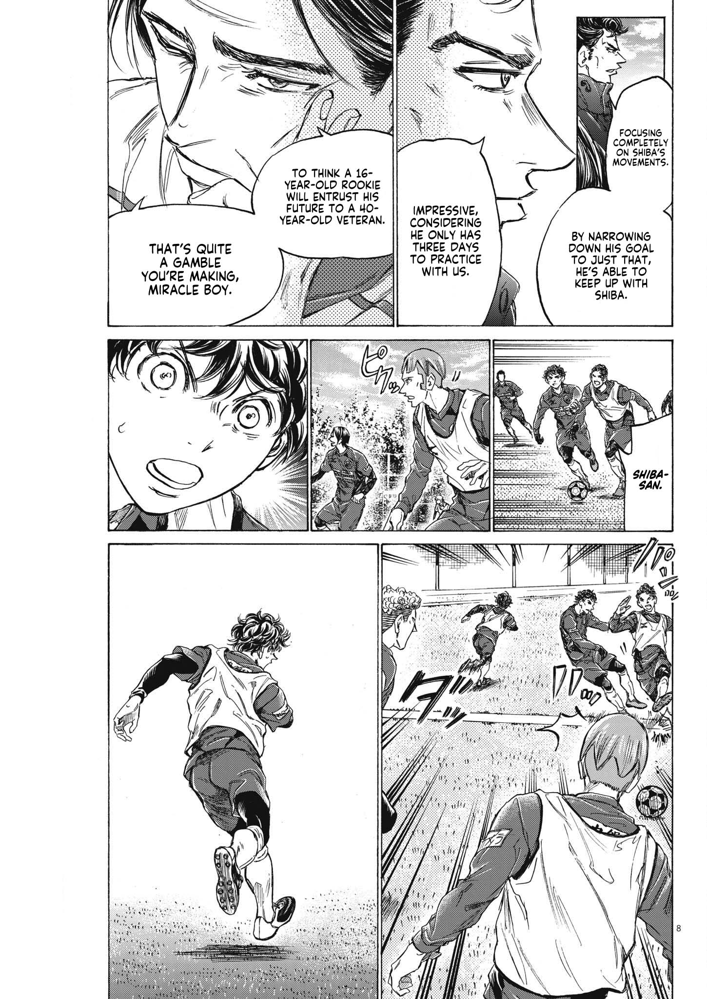 Ao Ashi Chapter 305 page 9 - Chapter 305: The Candle