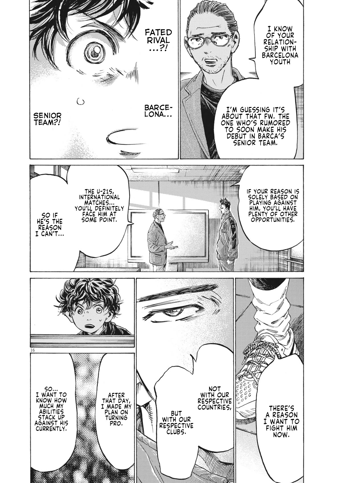 Ao Ashi Chapter 310 page 17 - Chapter 310: Postgame Aftermath