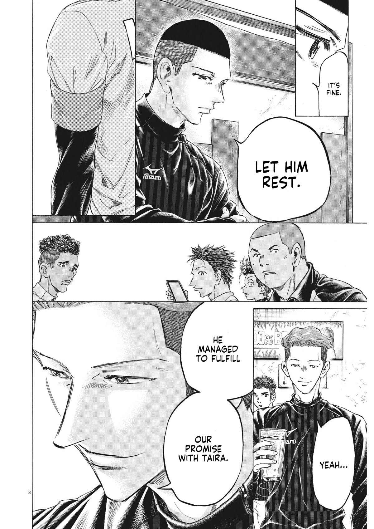 Ao Ashi Chapter 311 page 9 - Chapter 311: For a Post Game Feast, it’s Gotta Be Yakiniku