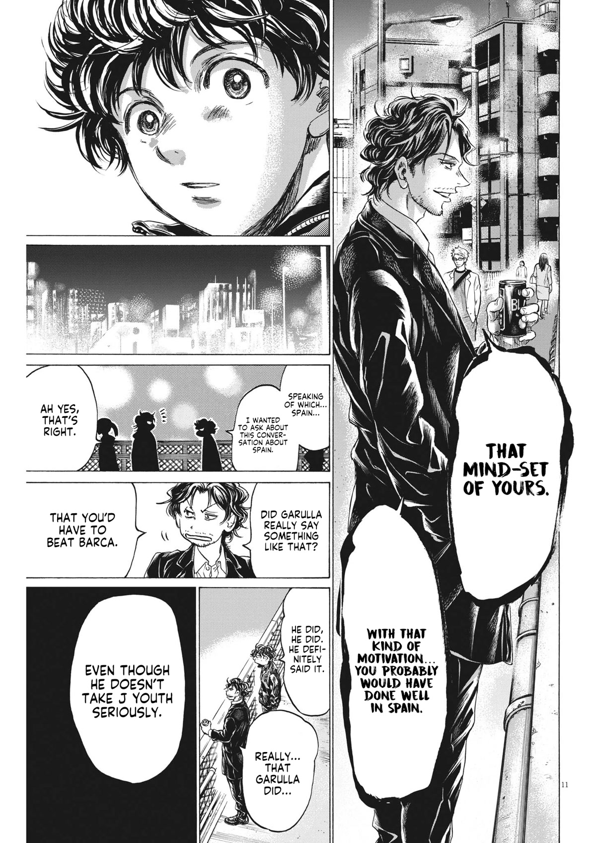 Ao Ashi Chapter 312 page 12 - Chapter 312: At Ikebukuro Bridge