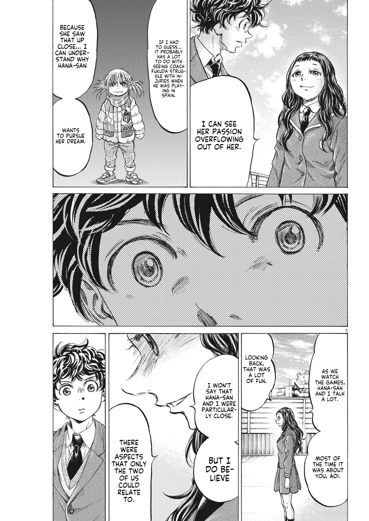 Ao Ashi Chapter 315 page 5 - Chapter 315: Present