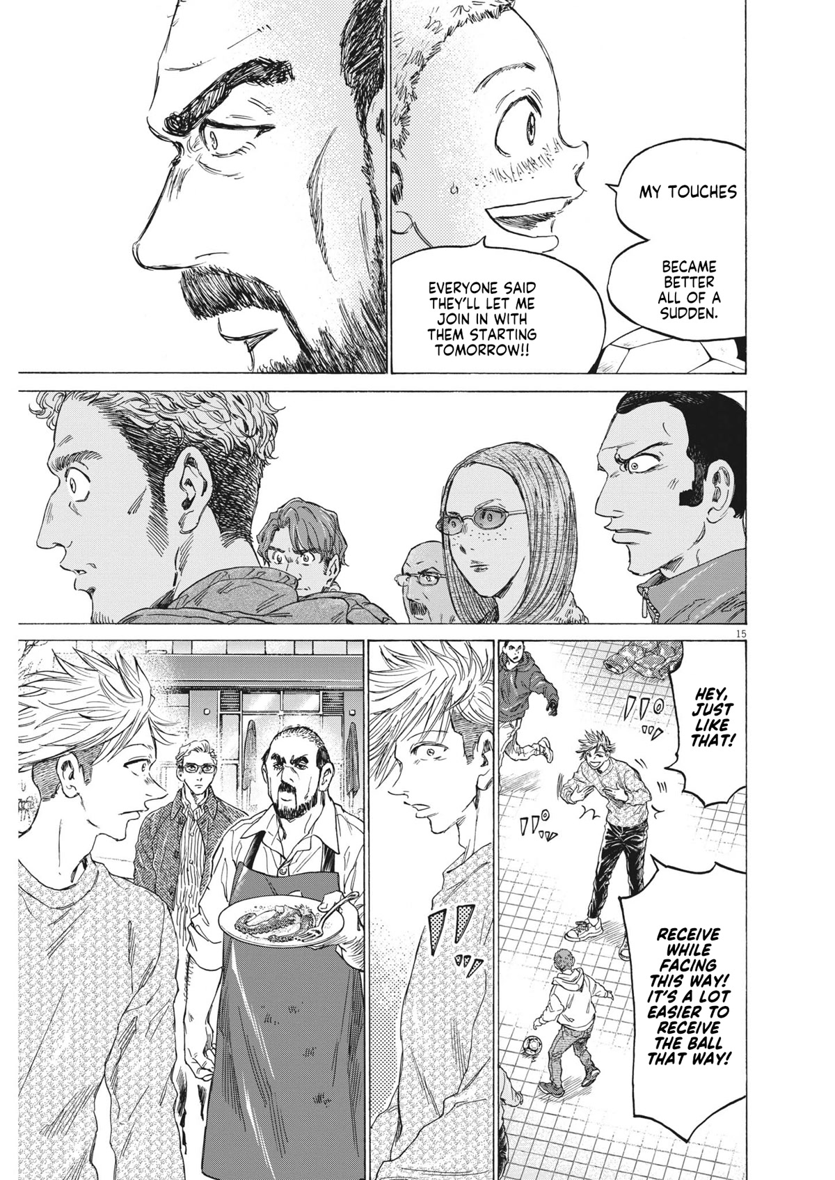 Ao Ashi Chapter 318 page 16 - Chapter 318: Pulpo a la plancha con crema de patata