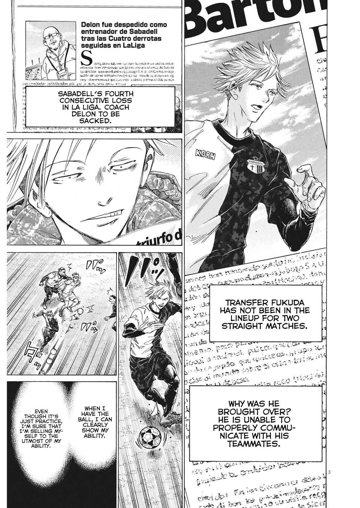 Ao Ashi Chapter 318 page 4 - Chapter 318: Pulpo a la plancha con crema de patata