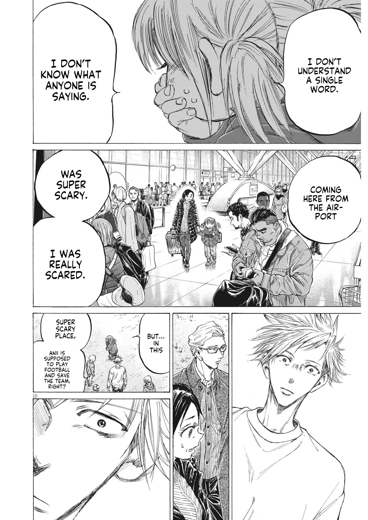 Ao Ashi Chapter 319 page 11 - Chapter 319: Hana Goes West